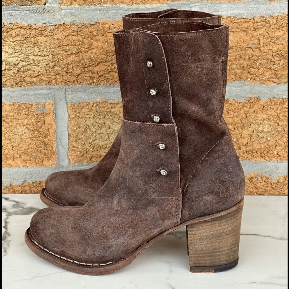 Fiorentini + Baker Beth Boot in Brown Suede 5.5 - Picture 3 of 13